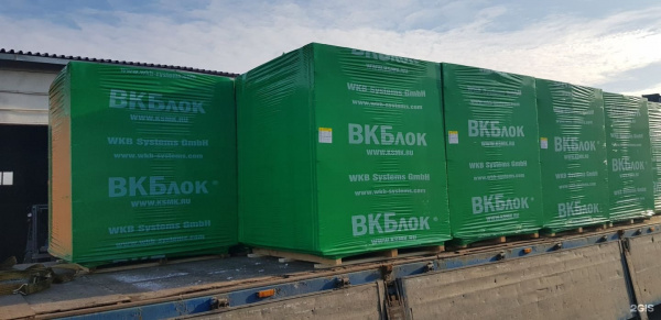 Газобетонные П-образные блоки ВКБлок 500x400x250, D500
