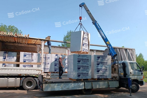 Газобетонные блоки Могилевский КСИ D400 625х100х250 перегородочные
